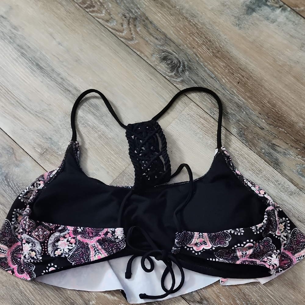 🔴Arizona Jean Company Black and Pink Top - Picture 3 of 5